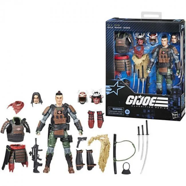 Hasbro Hasbro G12265L00 G.I. Joe Classified Series #174 Kyle "Budo" Jesso Samurai Action Figure 19 accessories 150 mm — product photo