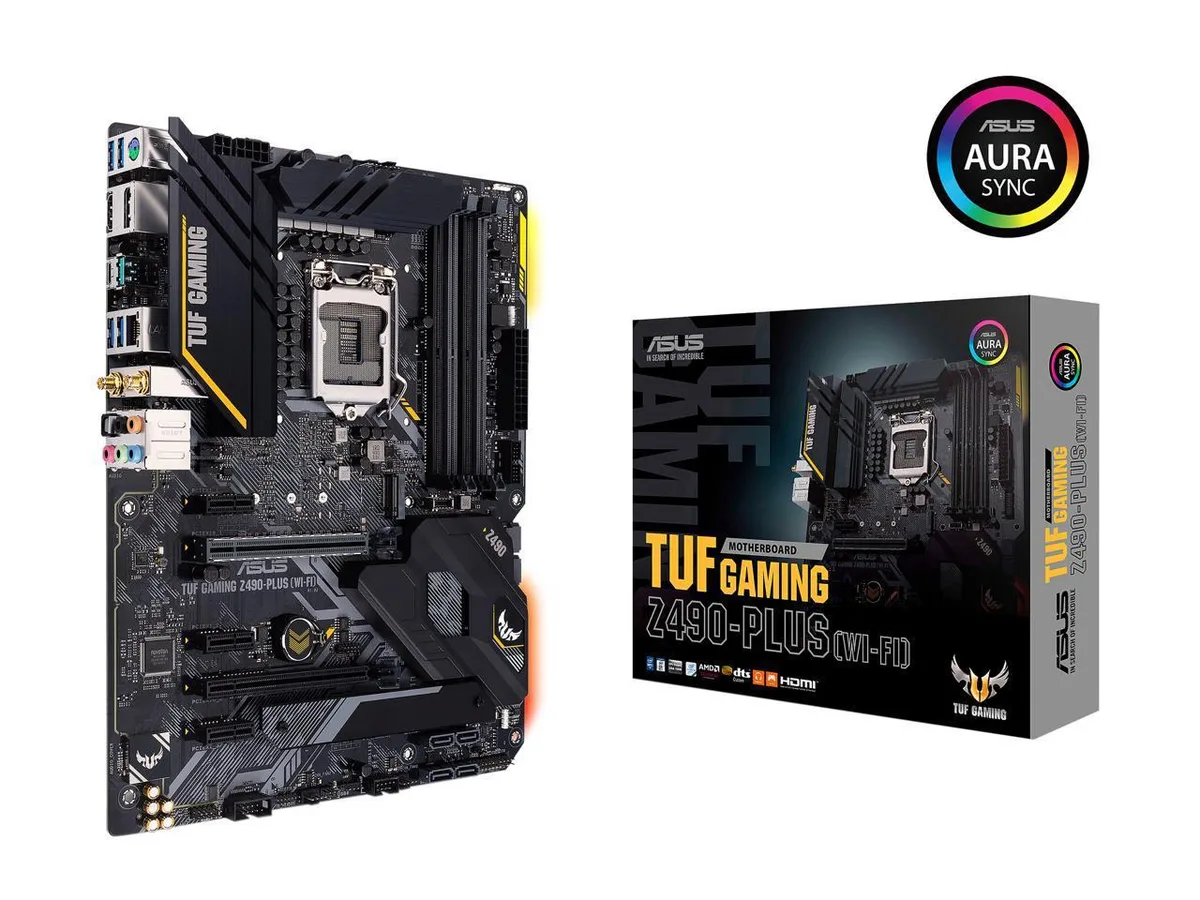 ASUS ASUS TUF GAMING Z490-PLUS (WI-FI) Intel motherboard — product photo