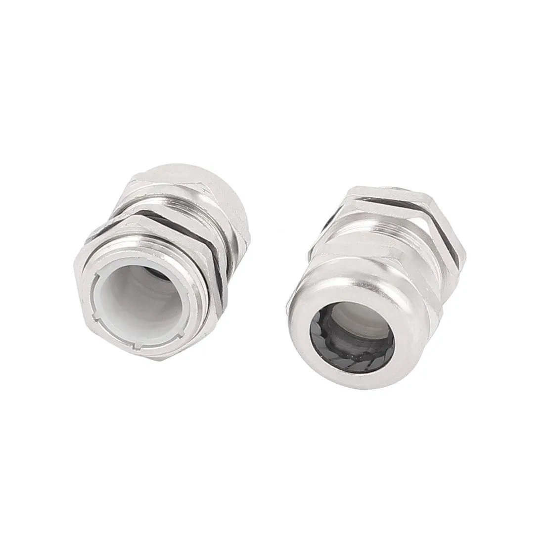 Unique-Bargains Unique-Bargains PG13.5 20mm Stainless Steel Cable Gland 2 Pcs — product photo