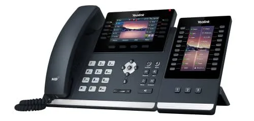 Yealink Network Technology Co., Ltd Yealink T46U IP Phone with EXP43 Expansion Module office equipment — product photo