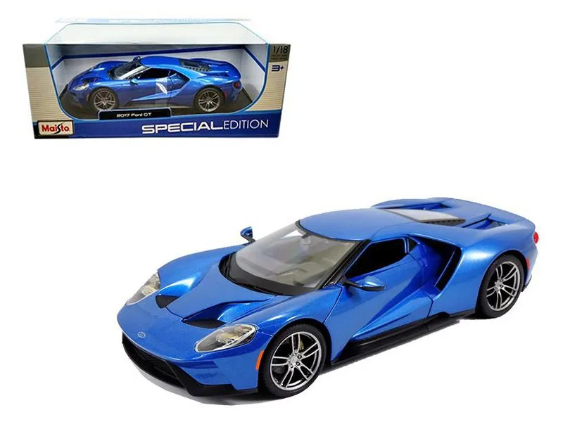 Maisto Maisto 2017 Ford GT Blue Metallic 1/18 Diecast Vehicle — product photo