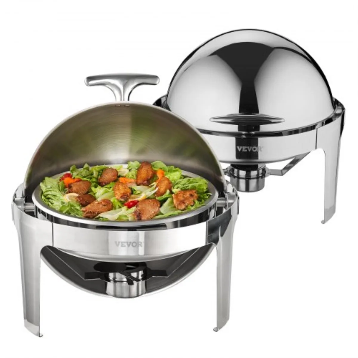 VEVOR VEVOR DT-C1101 6 Qt 2 Pack Roll Top Chafing Dish specialty appliance — product photo