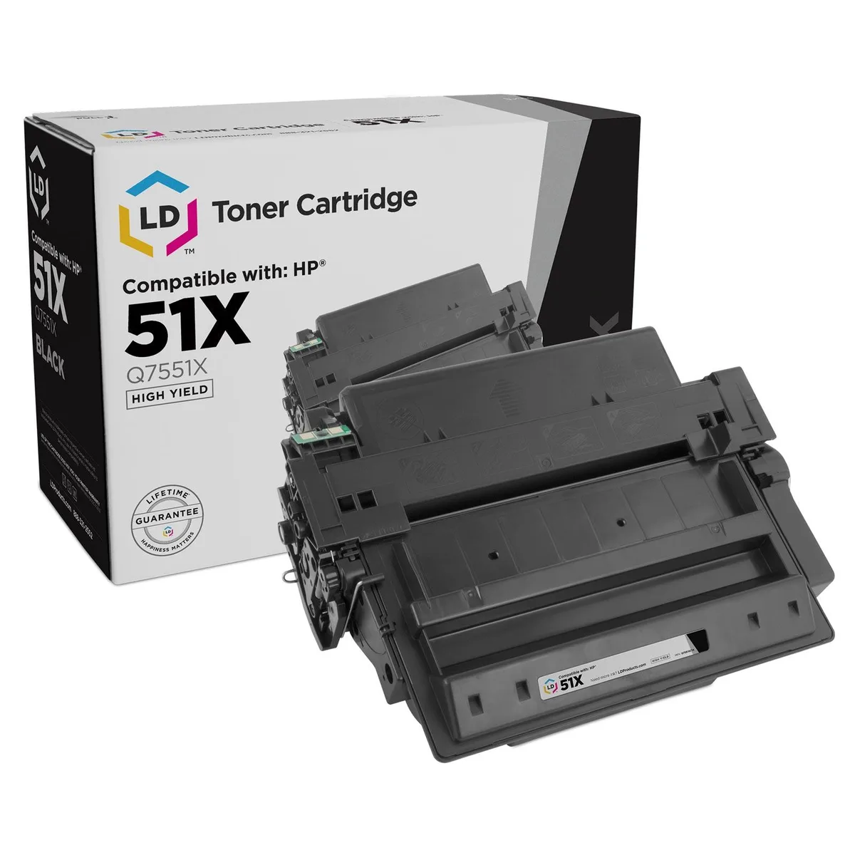 LD Products LD Products Compatible Toner Cartridge HP 51X Q7551X High Yield Black 13000 pages — product photo
