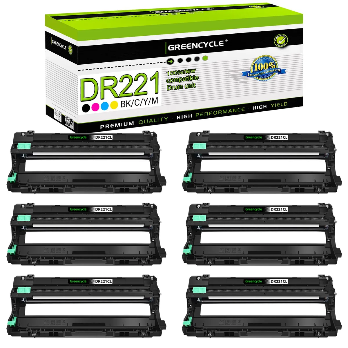GREENCYCLE GREENCYCLE DR221CL 6-pack drum unit 15000 pages — product photo