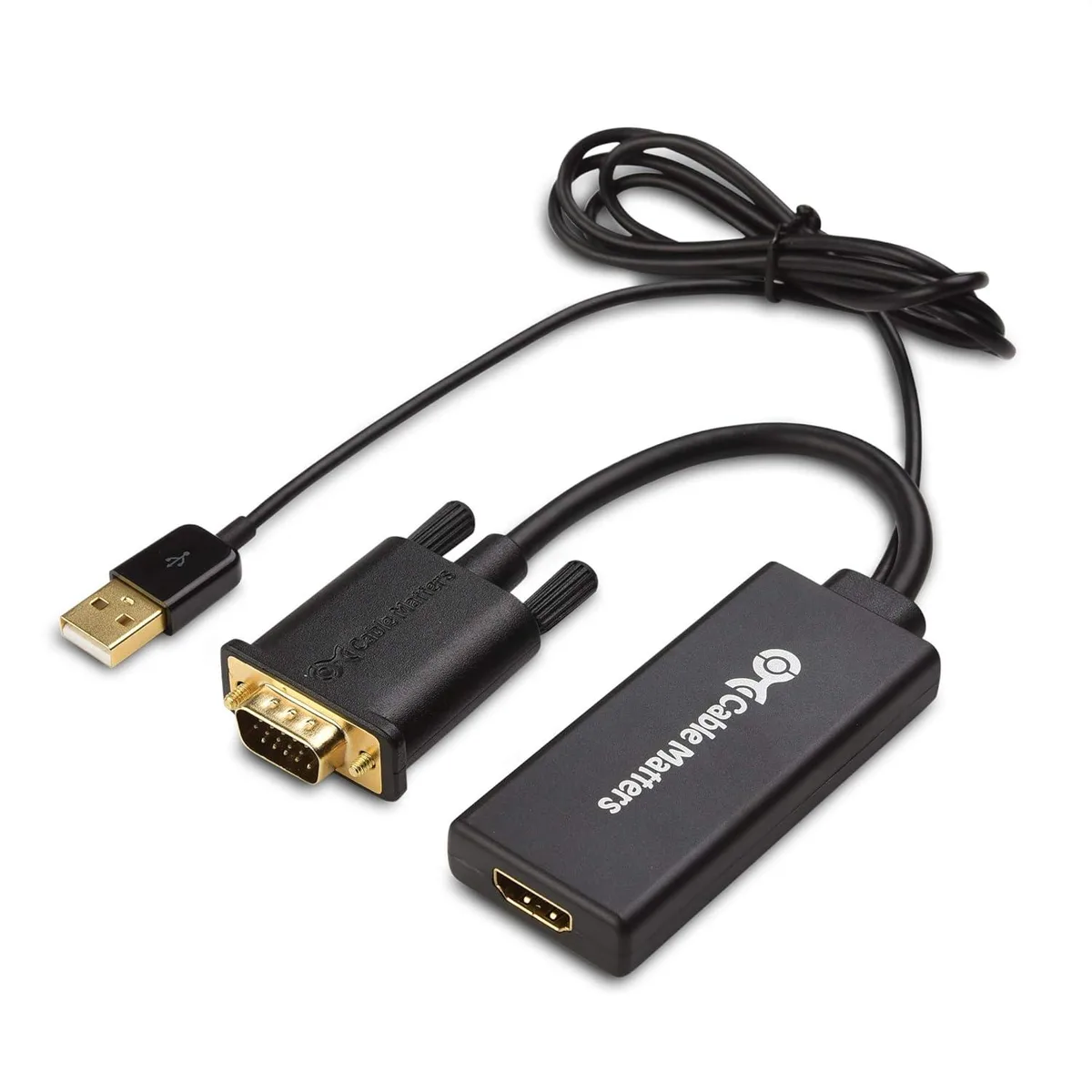 FLEANE FLEANE VGA to HDMI Adapter with Audio Support — product photo