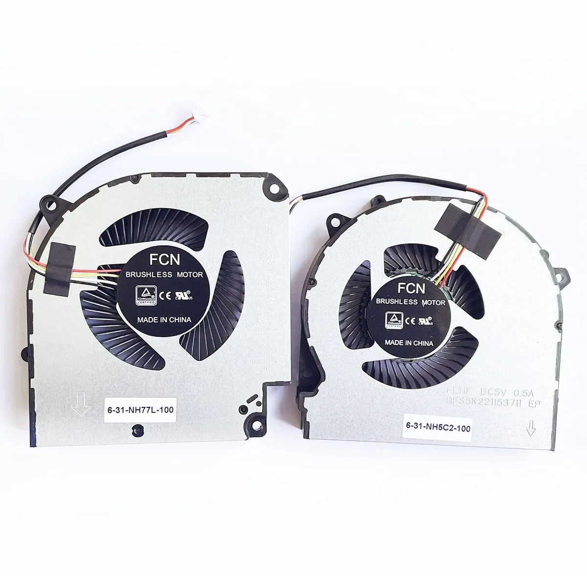 Vszerda Vszerda CPU GPU Cooling Fan Set for Hasee G7 Z8 Series 6-31-NH5C2-100 6-31-NH77L-100 — product photo