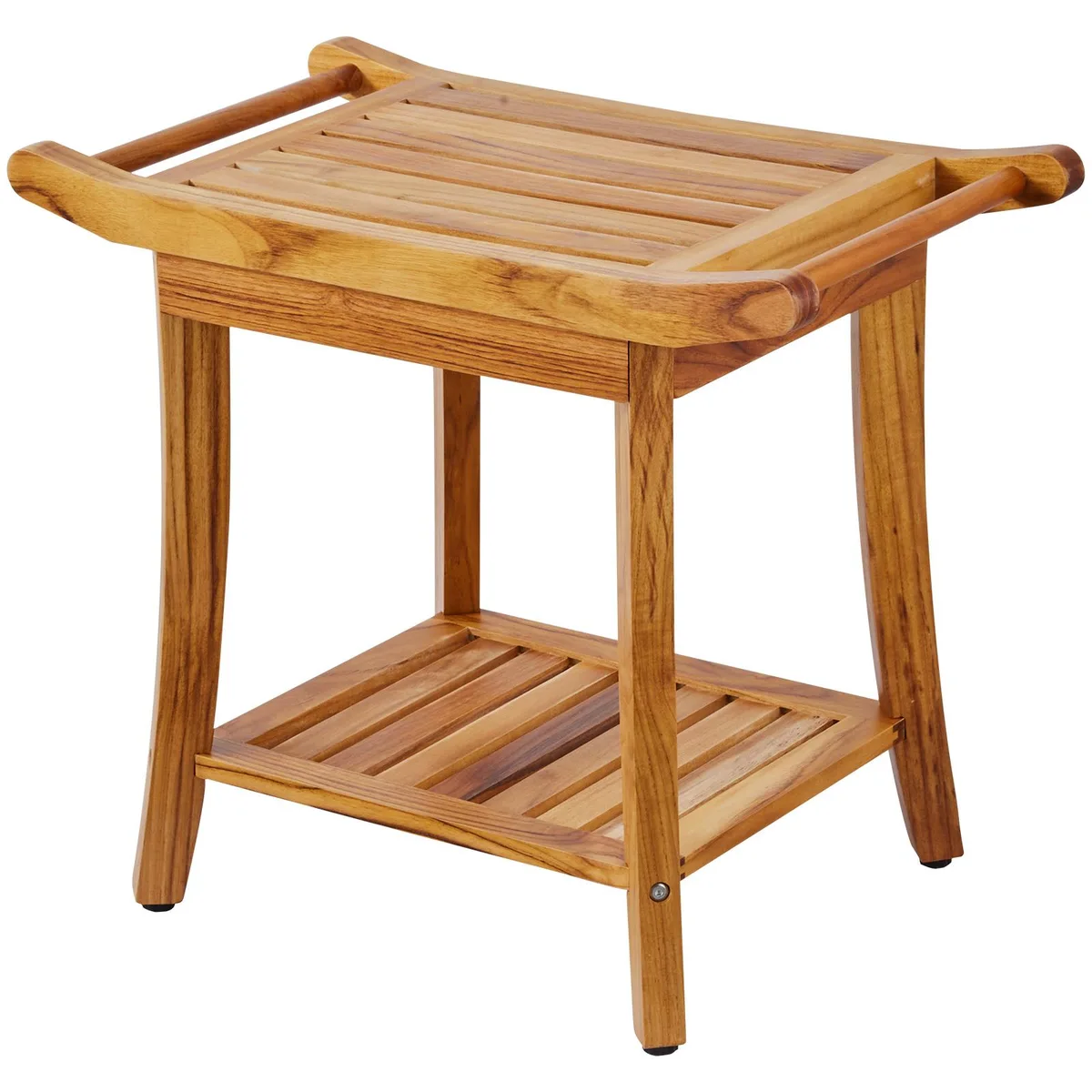VEVOR VEVOR Teak Shower Bench 22 x 14.4 x 18.5 in 300 lbs Capacity — product photo