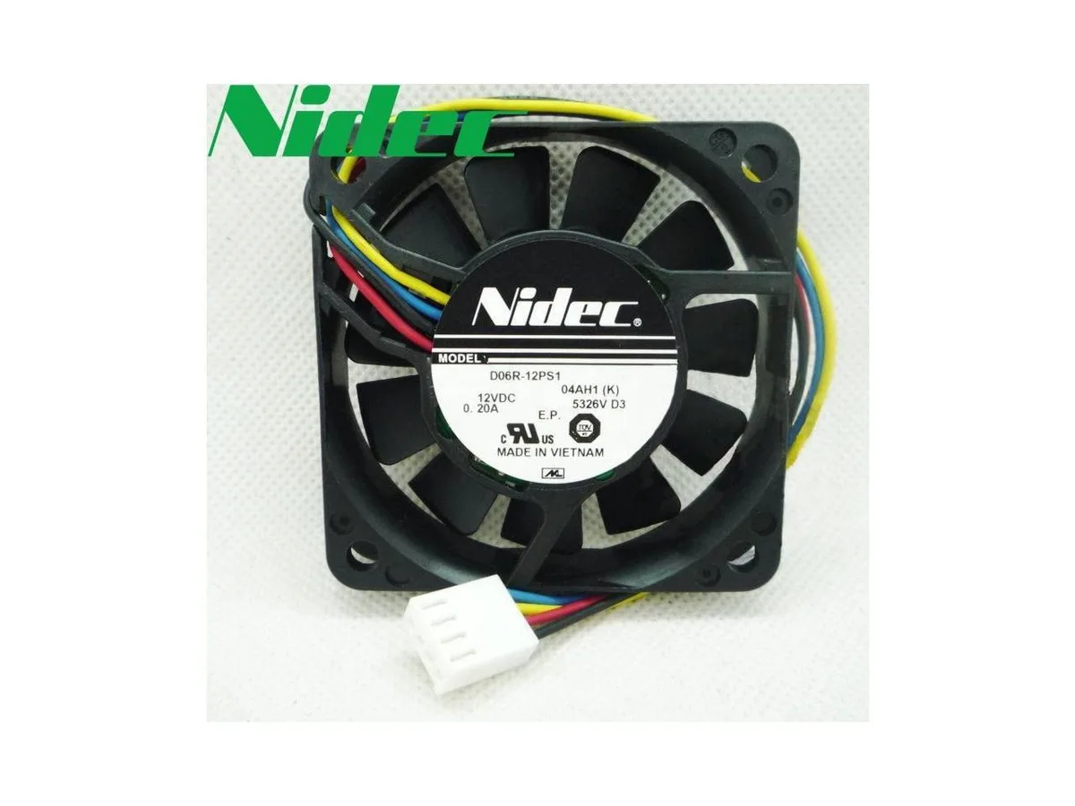 Fans Fans D06R-12PS1 60x60x15mm 12V PWM double ball-bearing case fan — product photo