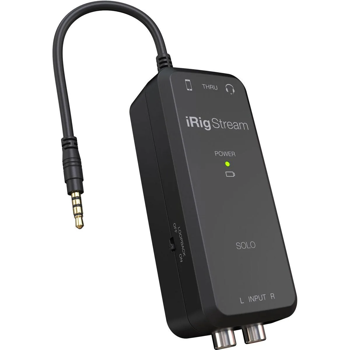 IK Multimedia IK Multimedia iRig Stream Solo 3x1 TRRS Audio Interface — product photo