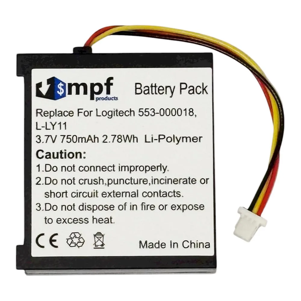 MPF Products MPF Products L-LY11 750mAh 3.7V battery for Logitech G930 MX Revolution — product photo