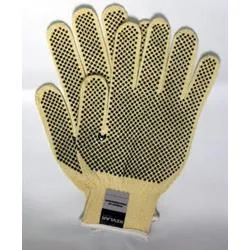 Black seamless knit Kevlar sleeve with thumbhole, 18 in length