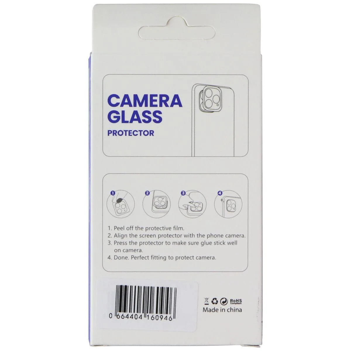 Lito Children’s Wear Lito Children’s Wear Camera Glass Protector iPhone 14/14 Plus Blue L-1365 — product photo