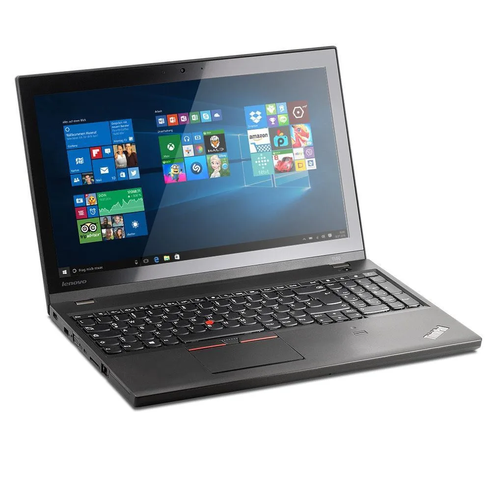 Lenovo Lenovo T550 i5-5200U 2.2GHz 16GB 512GB SSD 15.6" HD laptop — product photo