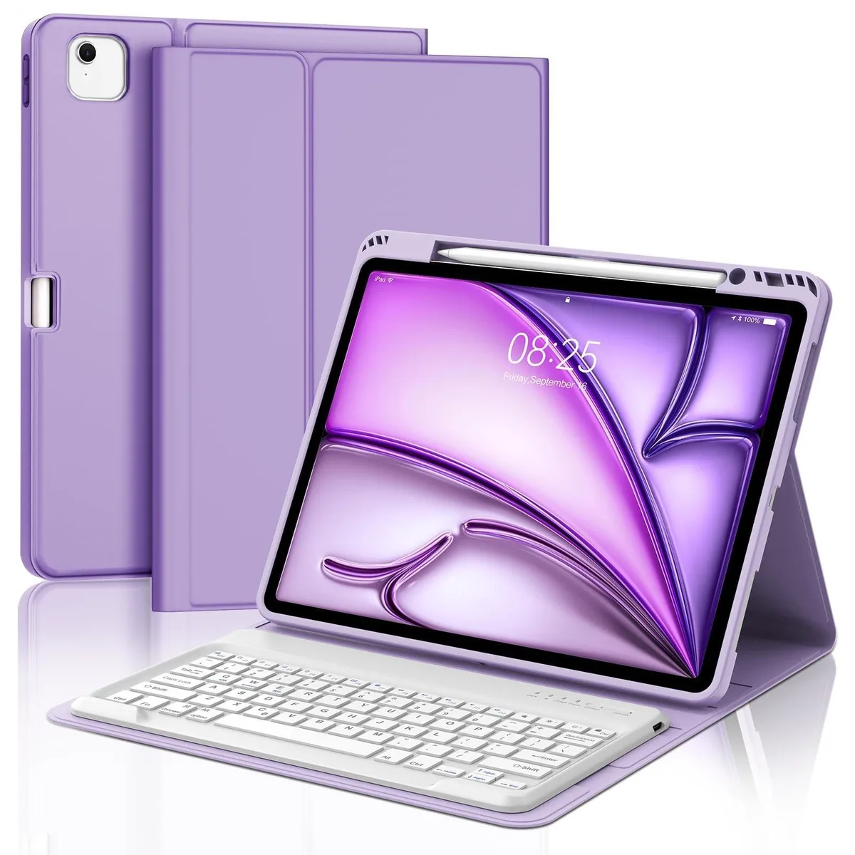 Bolton Technical Bolton Technical A3268 13 inch iPad Air &amp; 12.9 inch iPad Pro Keyboard Case 2 in 1 accessory — product photo