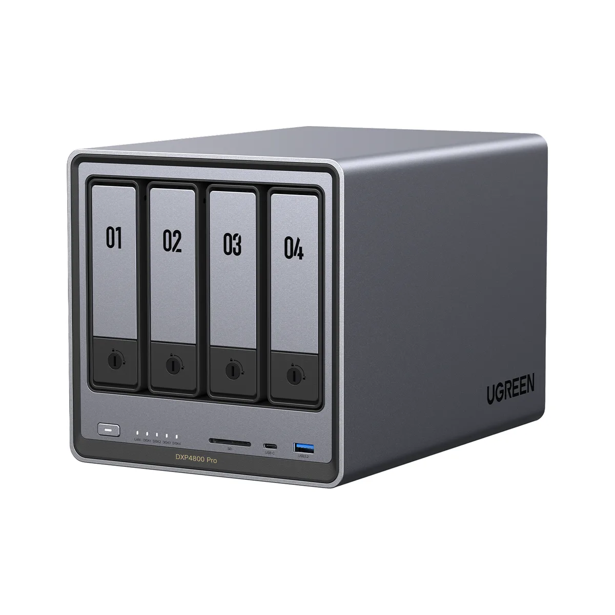 Ugreen Group Limited Ugreen Group Limited DXP4800 Pro 4-Bay NAS 8GB DDR5 Intel Core i3 — product photo