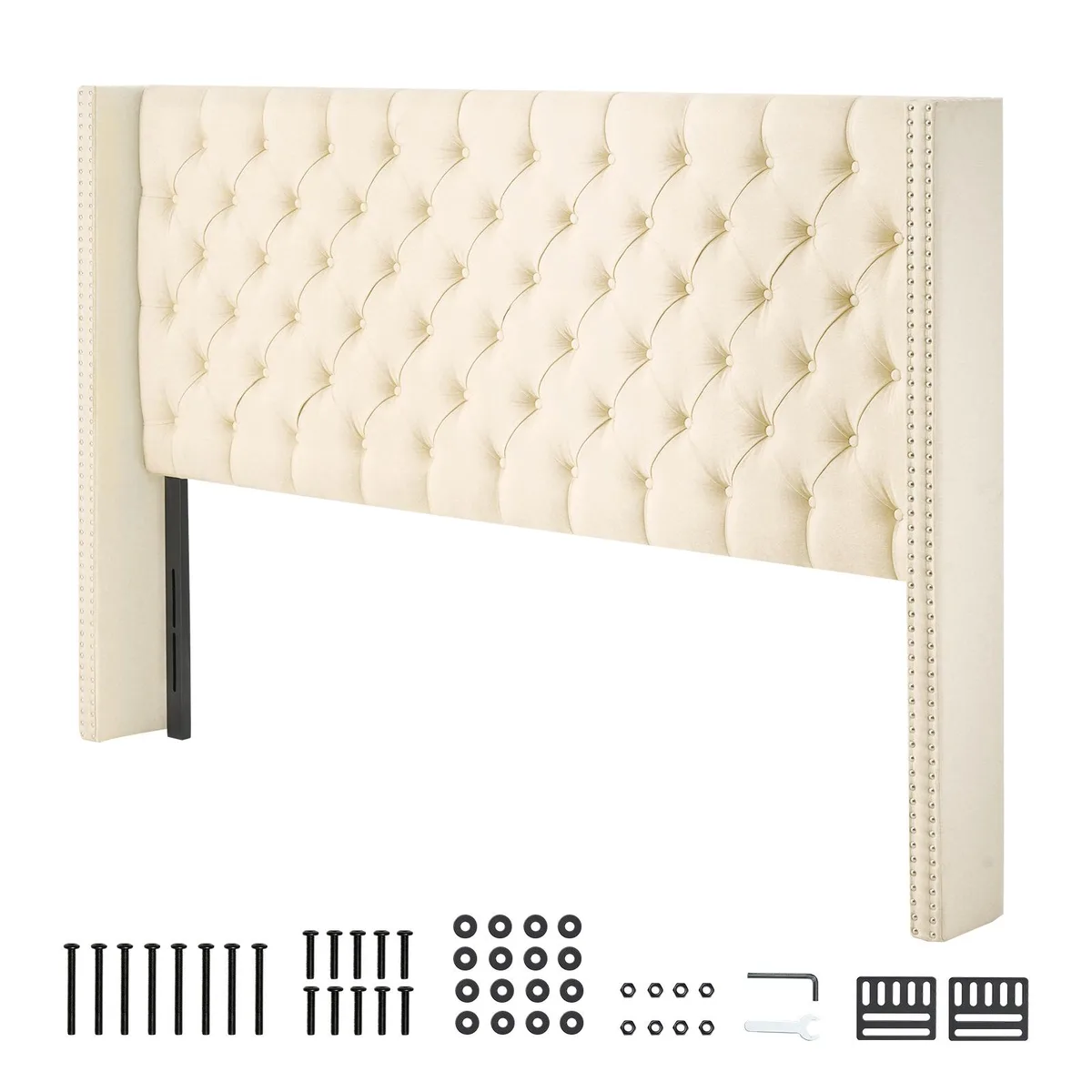 VEVOR VEVOR BDDCTB-003 King Size Headboard Adjustable Height Cream 84.1 in — product photo