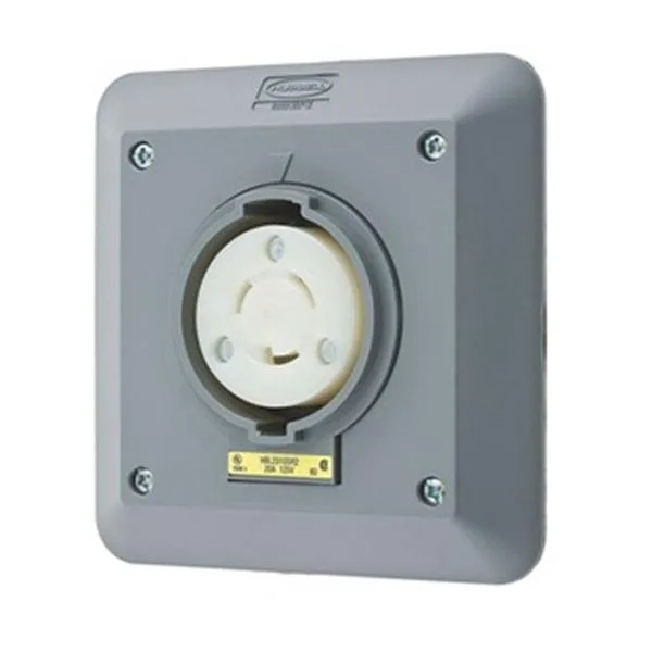 Hubbell Incorporated Hubbell Incorporated HBL2310SR2 Locking Receptacle L5-20R 20A 125V video accessory — product photo