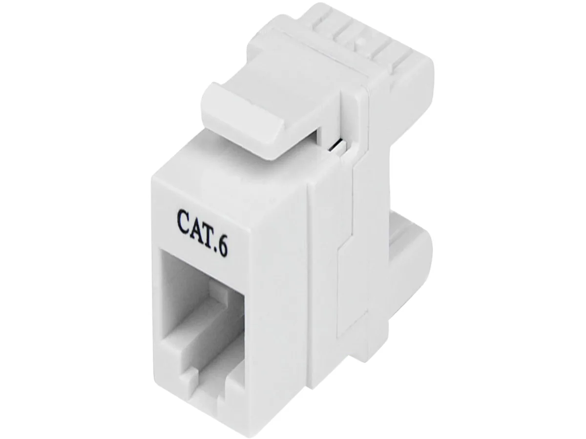 STARTECH STARTECH C6KEY110SWH 180° Cat 6 Keystone Jack White — product photo