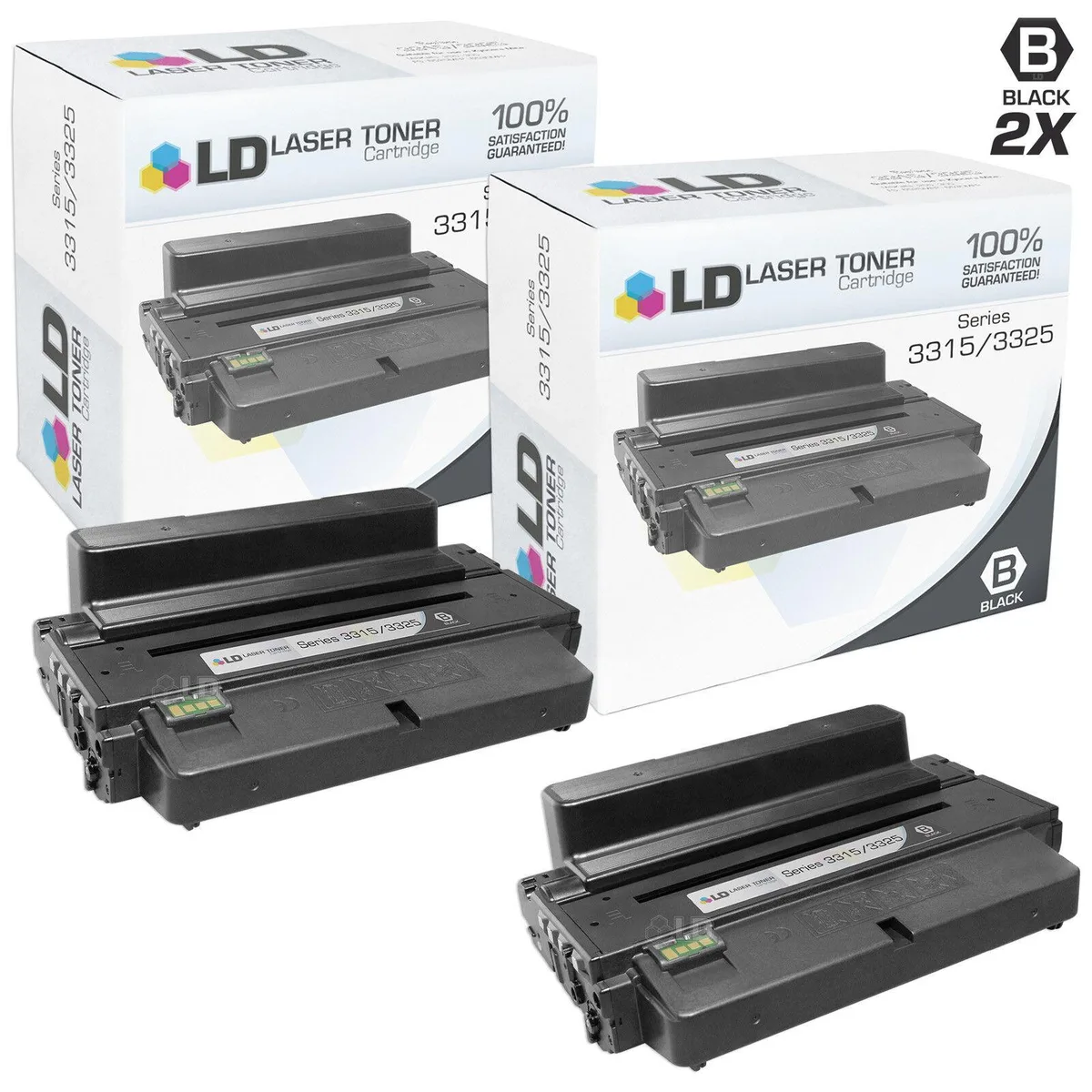 LD Products LD Products Compatible Toner Cartridge for Xerox 106R2311 Black 2 Pack — product photo
