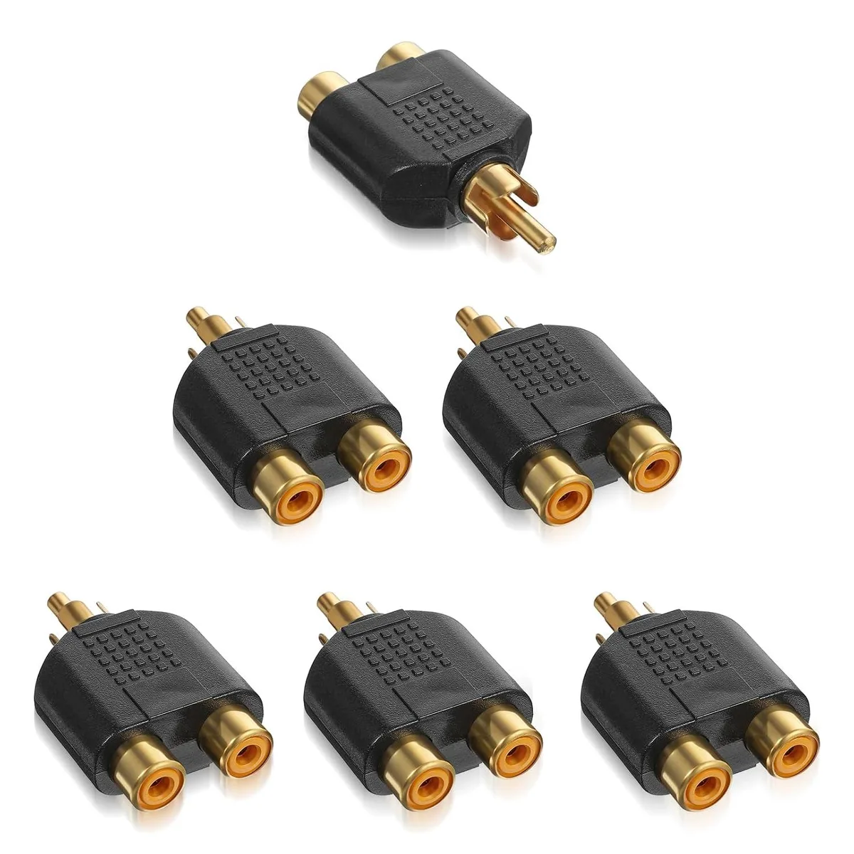 Boxwave Boxwave 6 Pack RCA Splitter 1 Male 2 Female Audio Adapter — product photo
