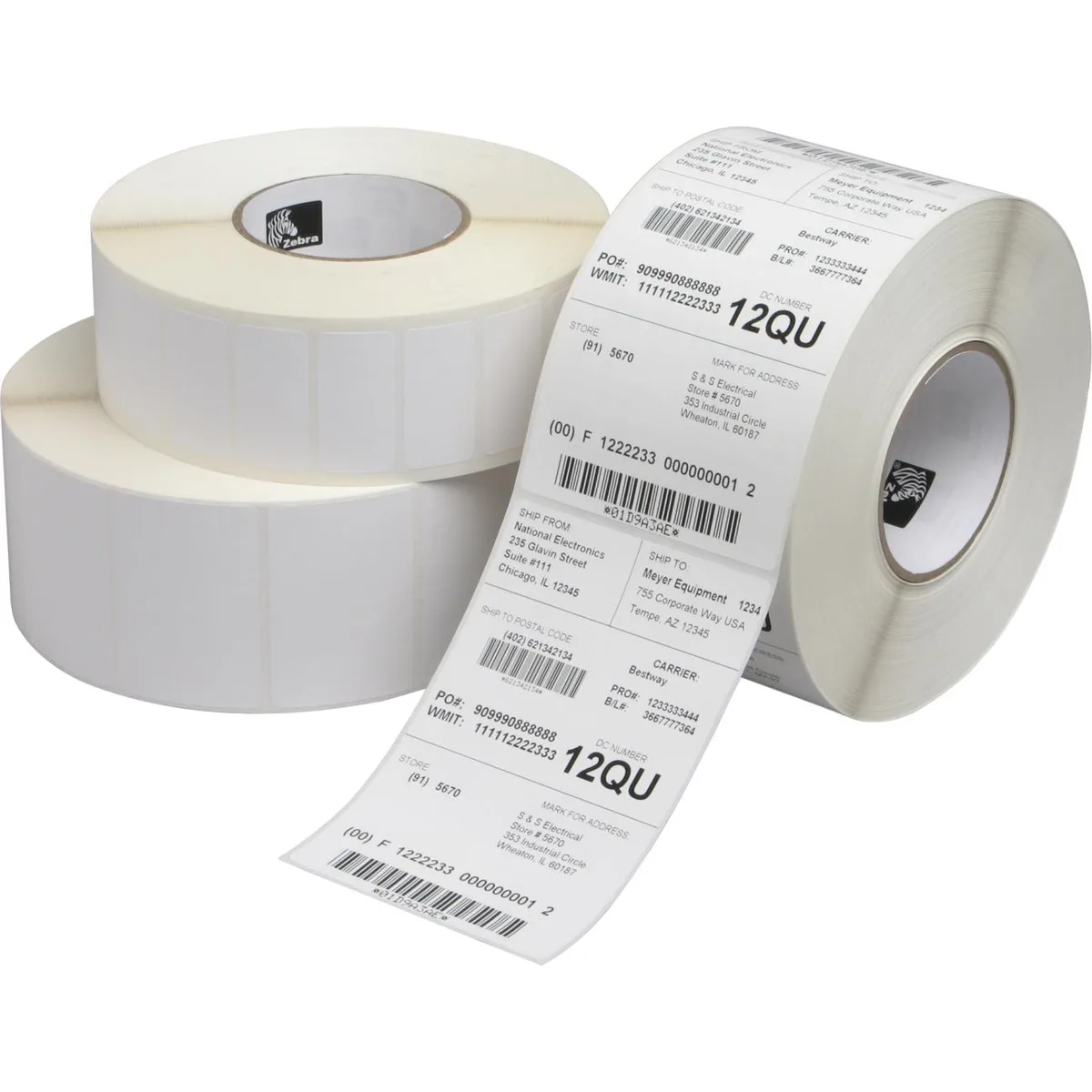 Zebra Zebra 10015364 Z-Select 4000D Thermal Label mailing supply — product photo