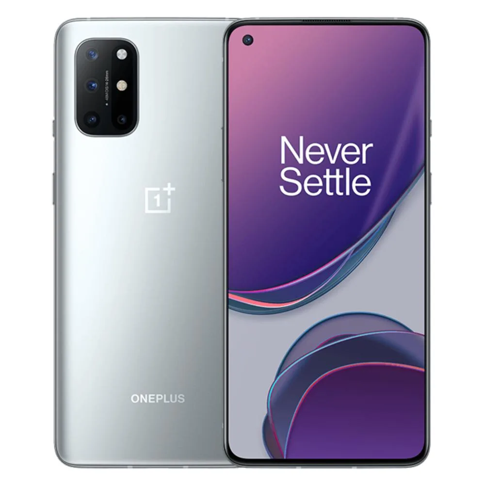 OnePlus OnePlus 8T 5G Dual SIM 6.55" 12GB 256GB Silver cell phones - unlocked — product photo