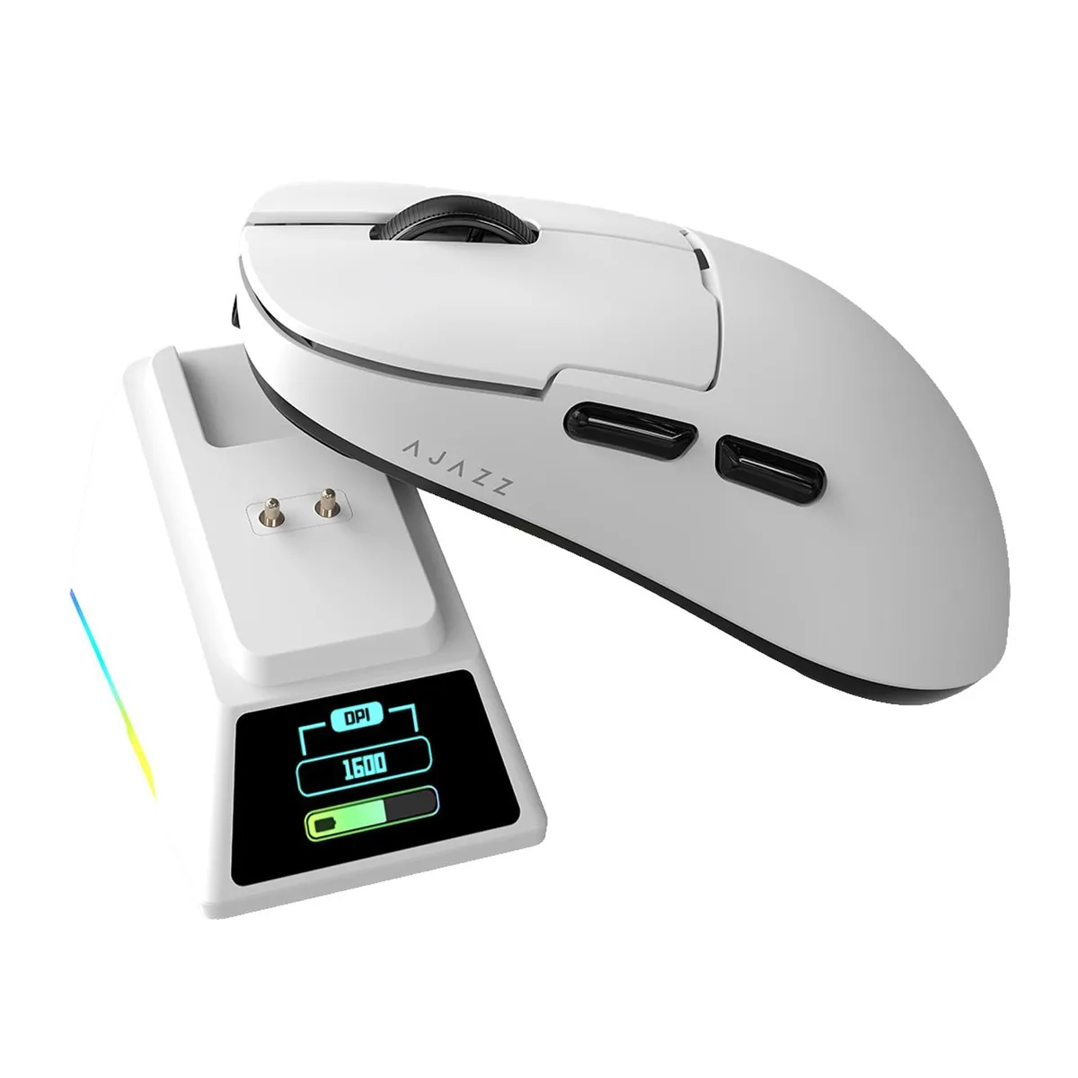  DAIDAI AJ159 APEX Gaming Mouse 56g PAW3950 42K DPI 8K White — product photo