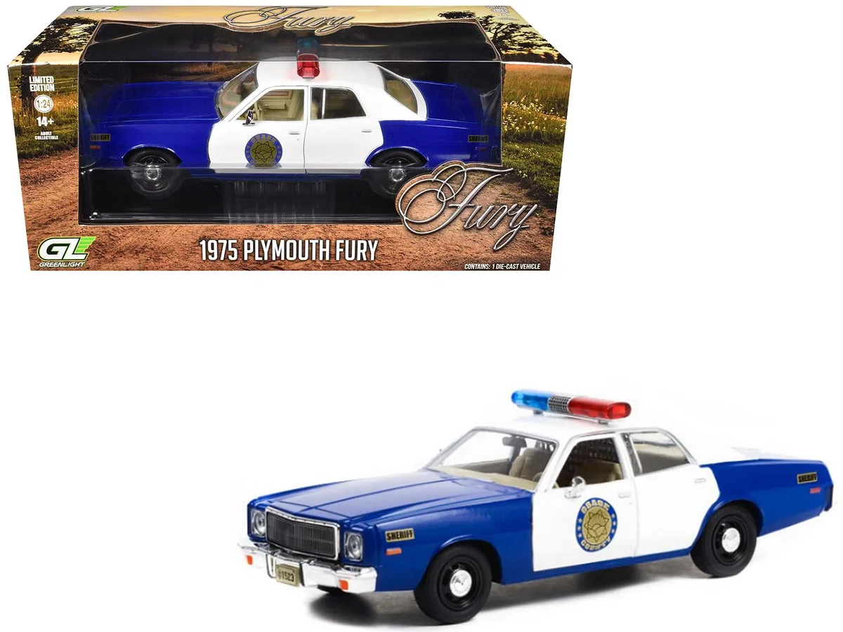 GREENLIGHT GREENLIGHT 1975 Plymouth Fury Osage County Sheriff 1/24 — product photo