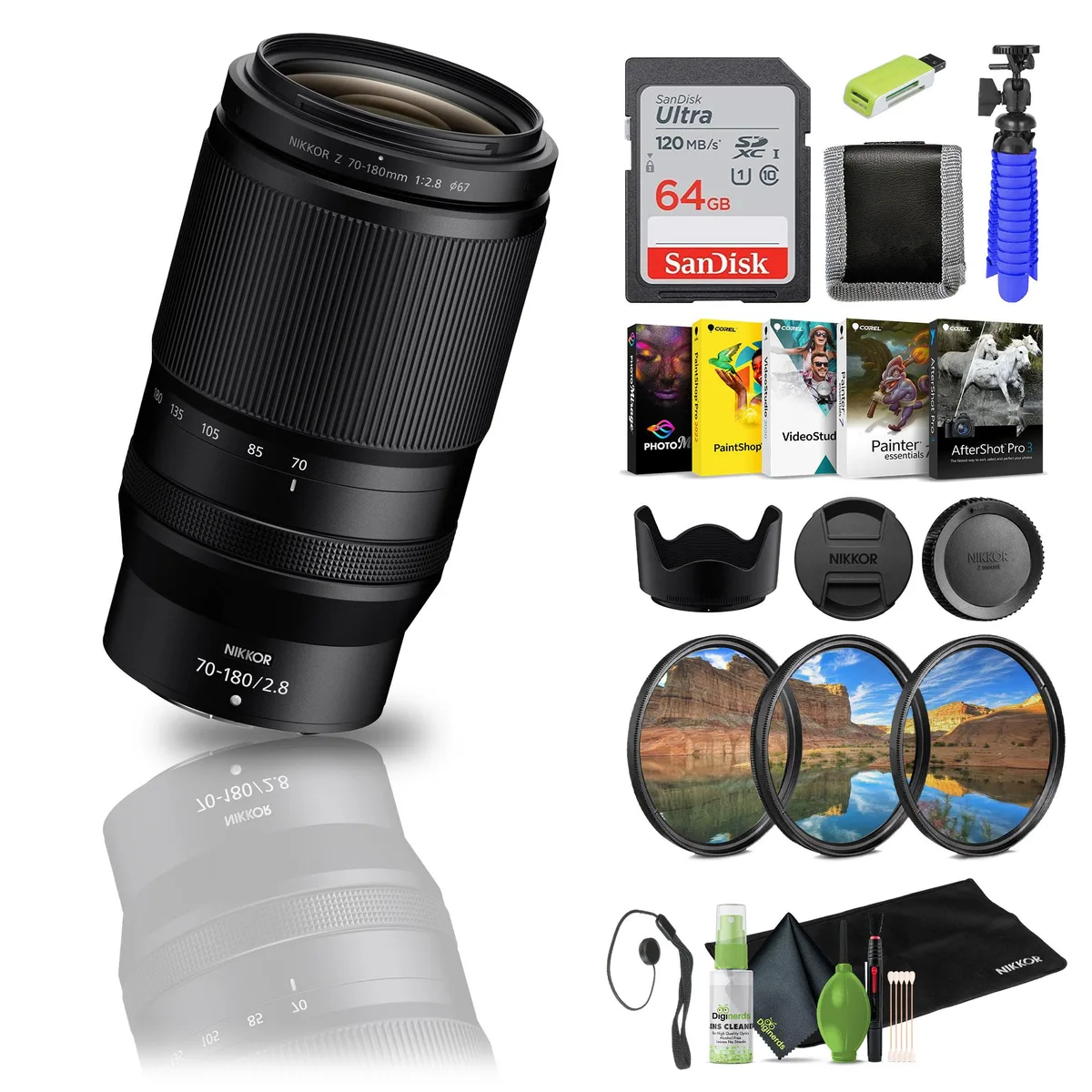 Nikon Inc Nikon NIKKOR Z 70-180mm f/2.8 Lens Bundle (20120) — product photo