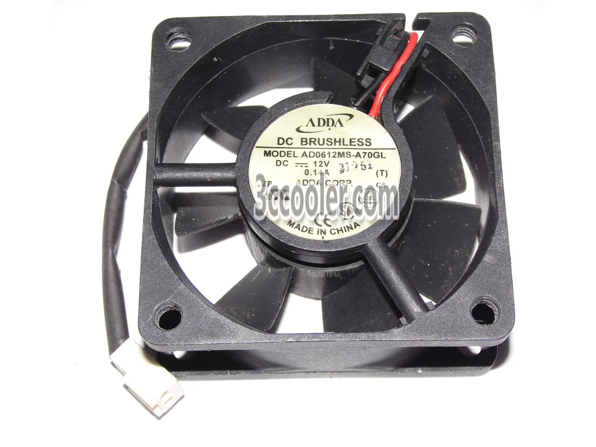 OEM Industries OEM Industries AD0612MS-A70GL 60x25mm 12V 0.14A 2-pin CPU cooler — product photo