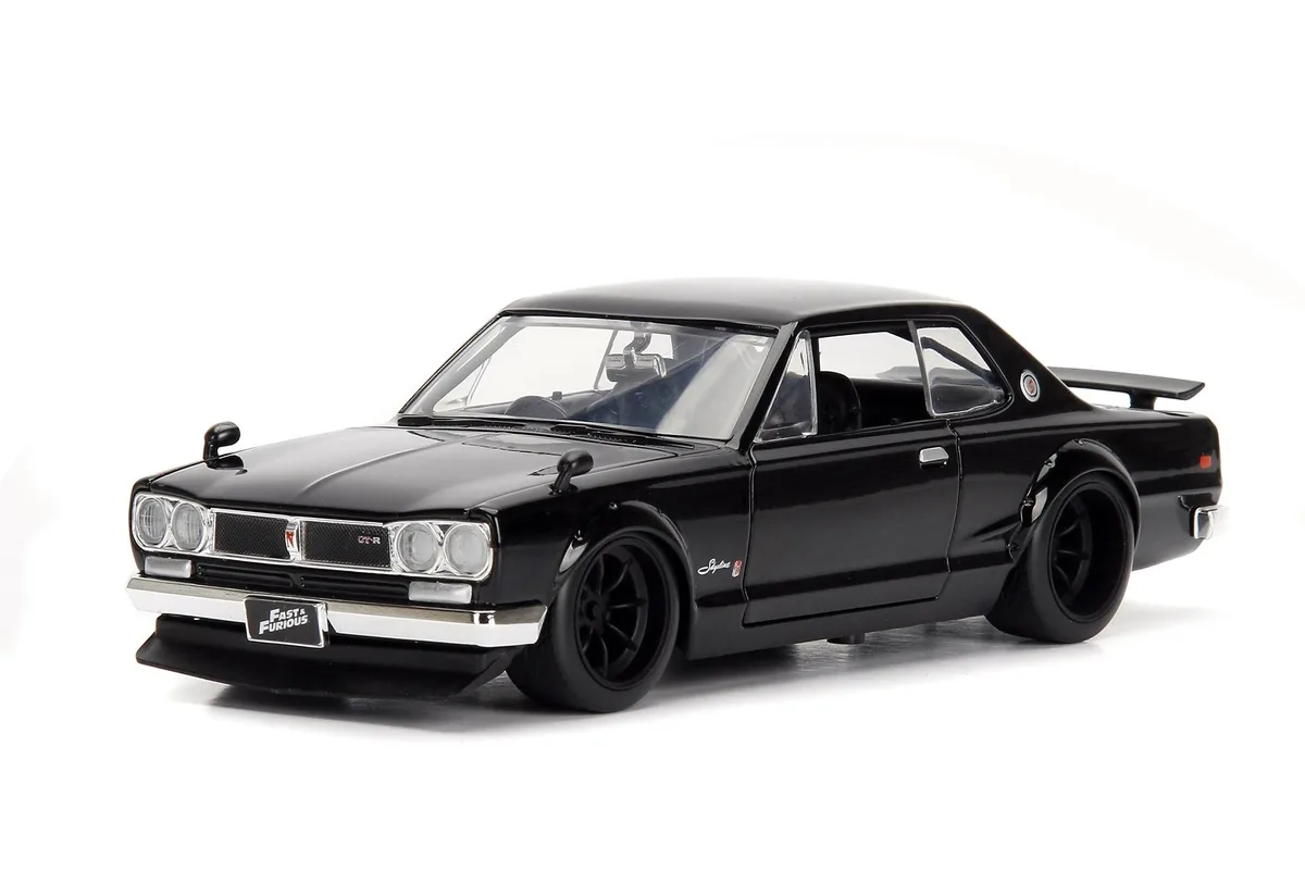 Jada Jada Brian's Nissan Skyline 2000 GT-R Black 1/24 Diecast Vehicle — product photo
