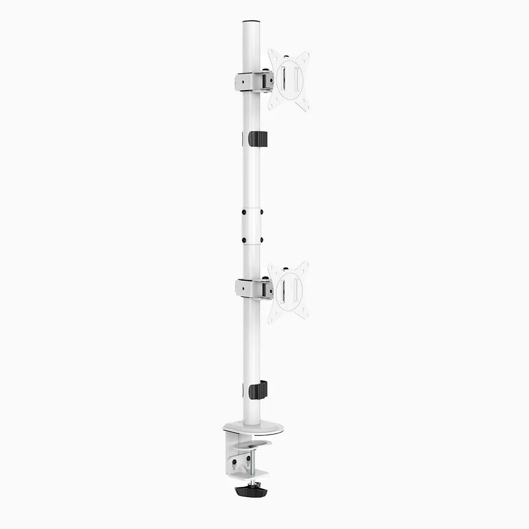 Desky Desky Eco Vertical Monitor Mount White 32in 19.8lbs — product photo