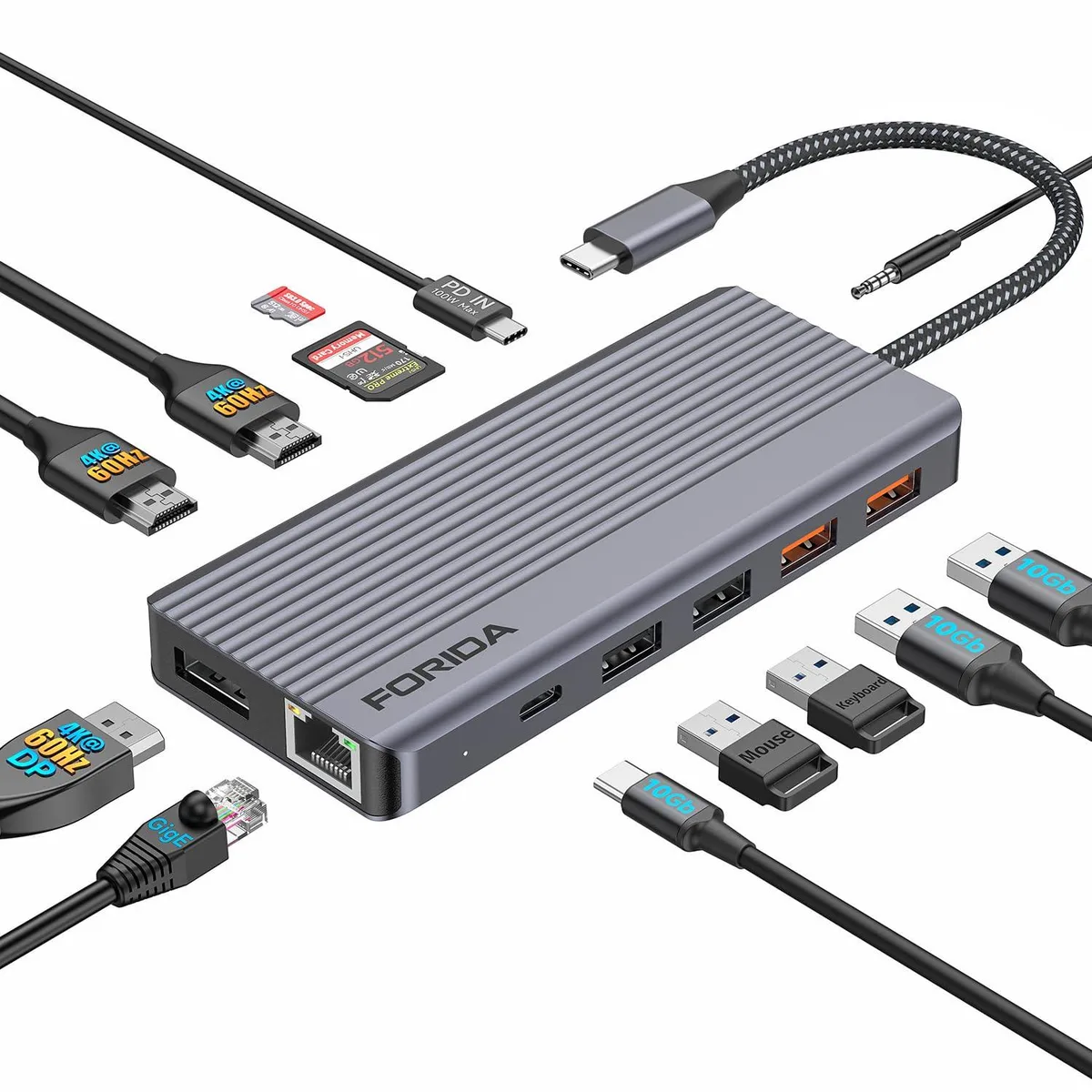  Belkin 13 Ports 2HDMI+ Displayport Docking Station — product photo