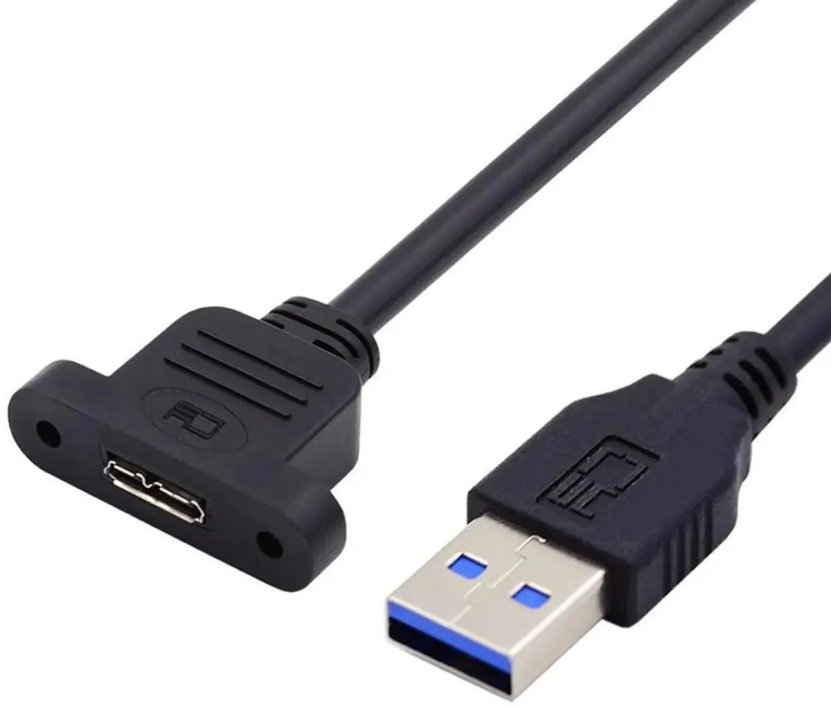 SMUGDESK SMUGDESK USB 3.0 Male to MicroB Female ScrewMount Extension Cable — product photo