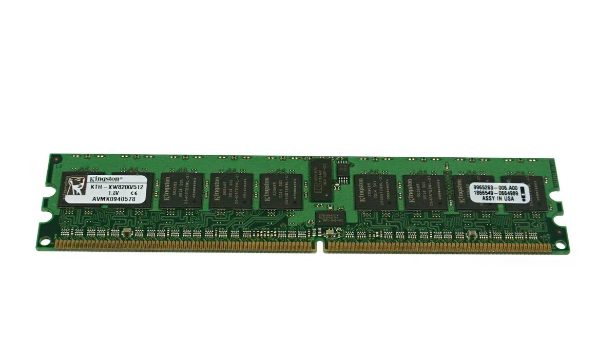 Kingston Technology Corp. Kingston Technology Corp. 512MB DDR2 400 PC2-3200 Registered Desktop RAM — product photo