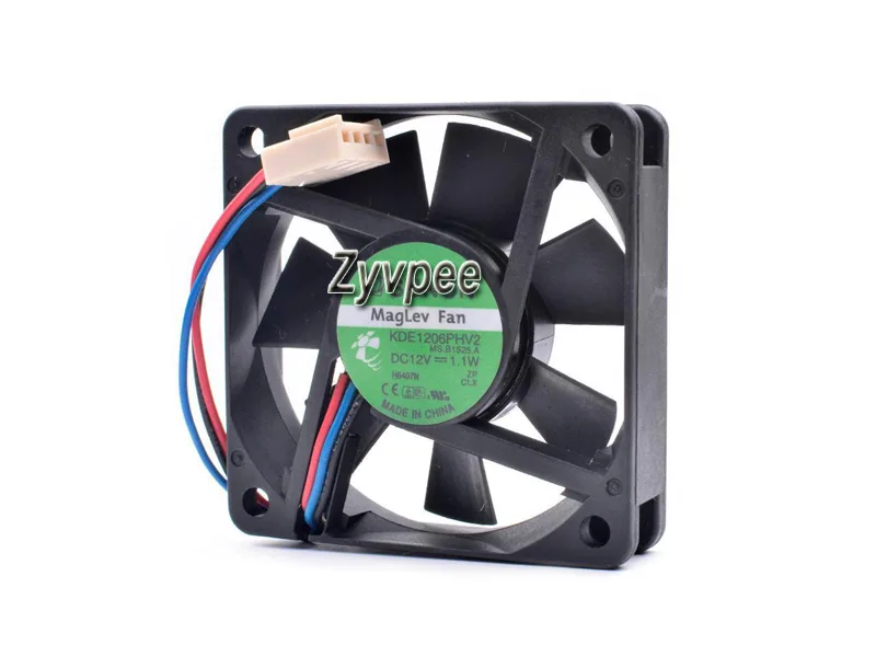 Zyvpee Zyvpee KDE1206PHV2 60x15mm 12V 1.1W 3-pin case fan — product photo