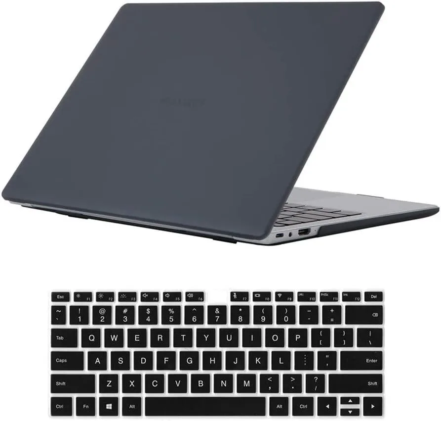 Werleo Werleo Hard Case for Huawei MateBook 14 2021 2022 Black with Keyboard Cover — product photo
