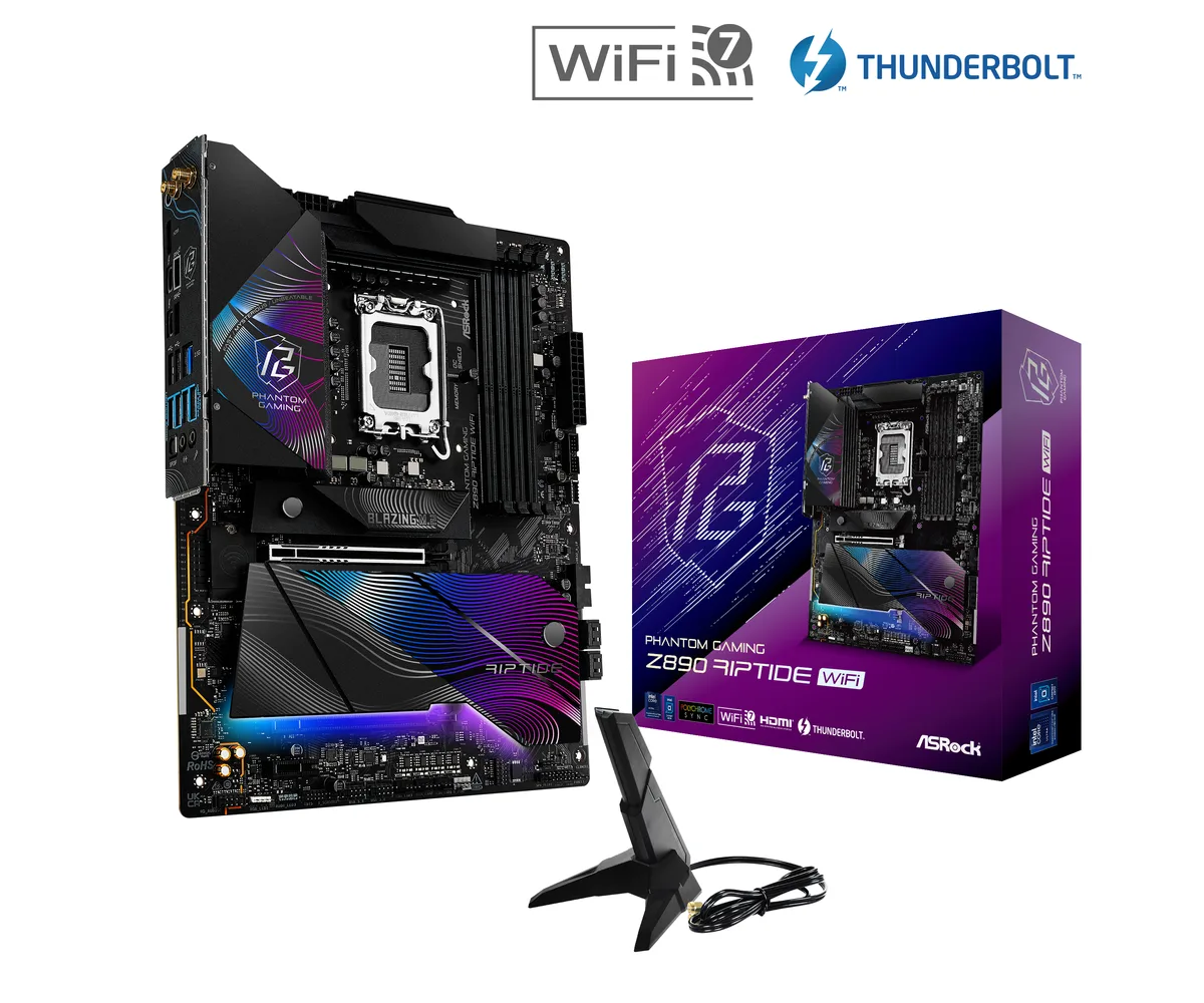 ASRock ASRock Z890 Riptide WiFi Intel motherboard — product photo