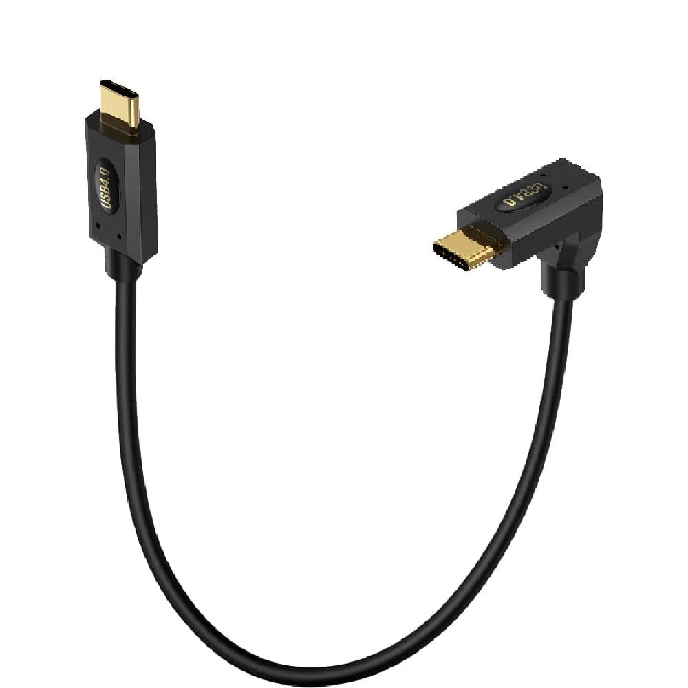 BUCIER BUCIER USB 4.0 Type C Cable 1ft 40Gbps 240W 8K@60Hz Male-Male — product photo