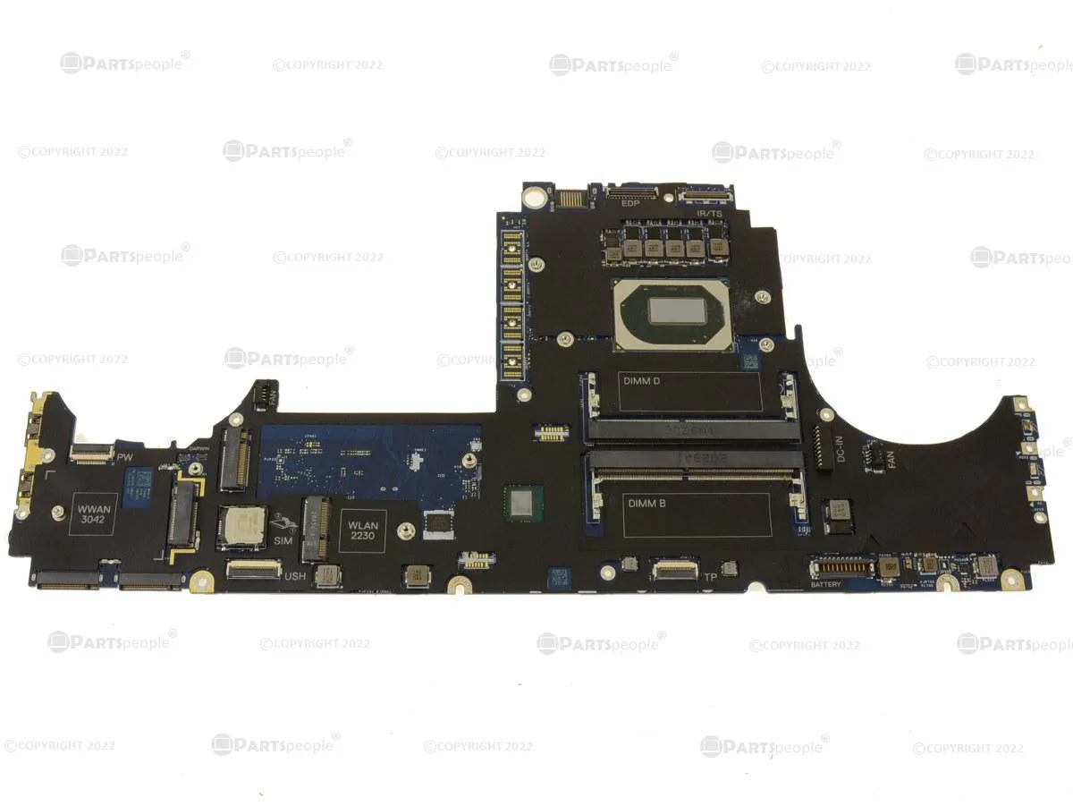 DELL DELL Precision 7550 Motherboard Core i5-10400H 2.6GHz W842V — product photo