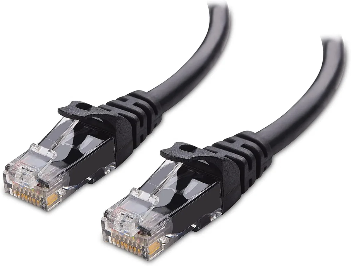 Corn Electronics Corn Electronics Cat 6 Network Ethernet Cable 1 ft Black — product photo