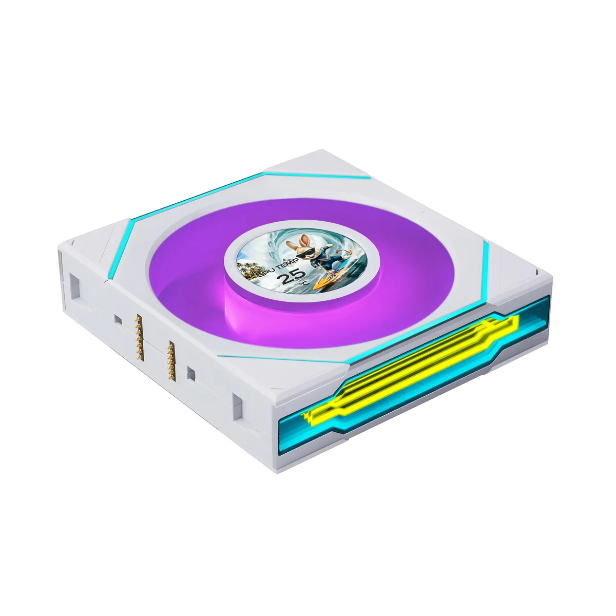 Lian Li Lian Li UNI FAN SL-INF LCD Flex 120 mm ARGB White — product photo
