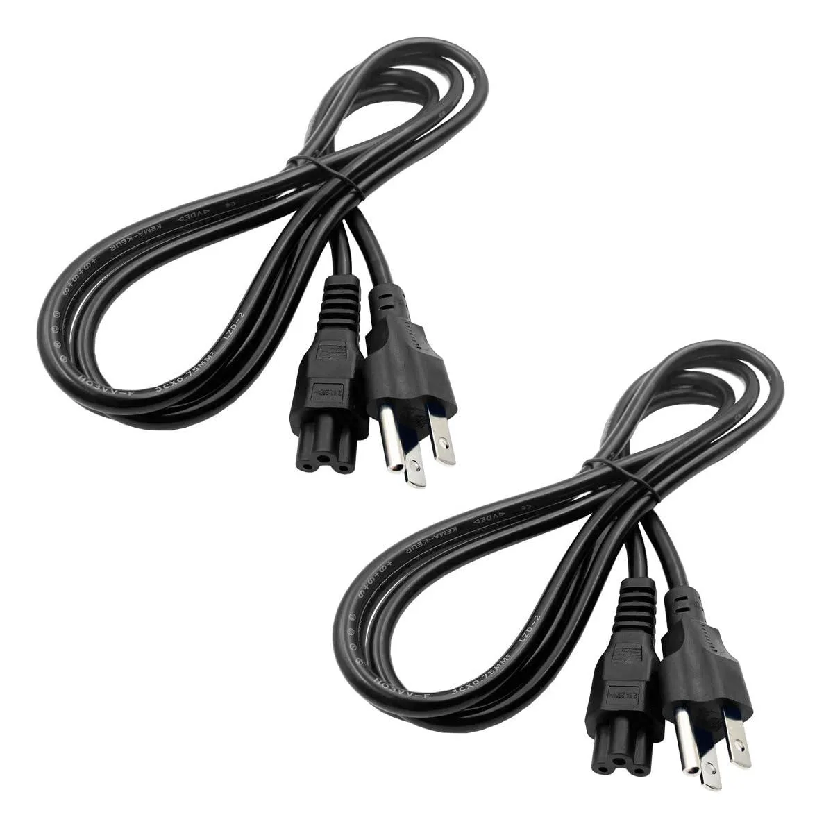  ThtRht 2 Pack AC Power Cords for Laptop 1.5M 110/250V 10A 3 Prong — product photo