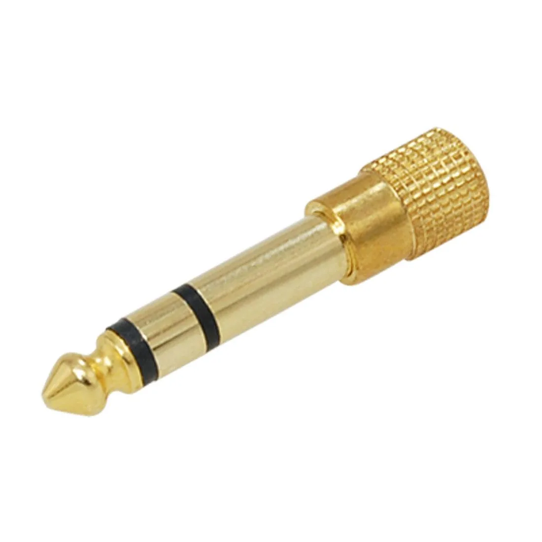 Unique-Bargains Unique-Bargains 6.35mm Mono Male to 3.5mm Stereo Female Adapter 2pcs — product photo
