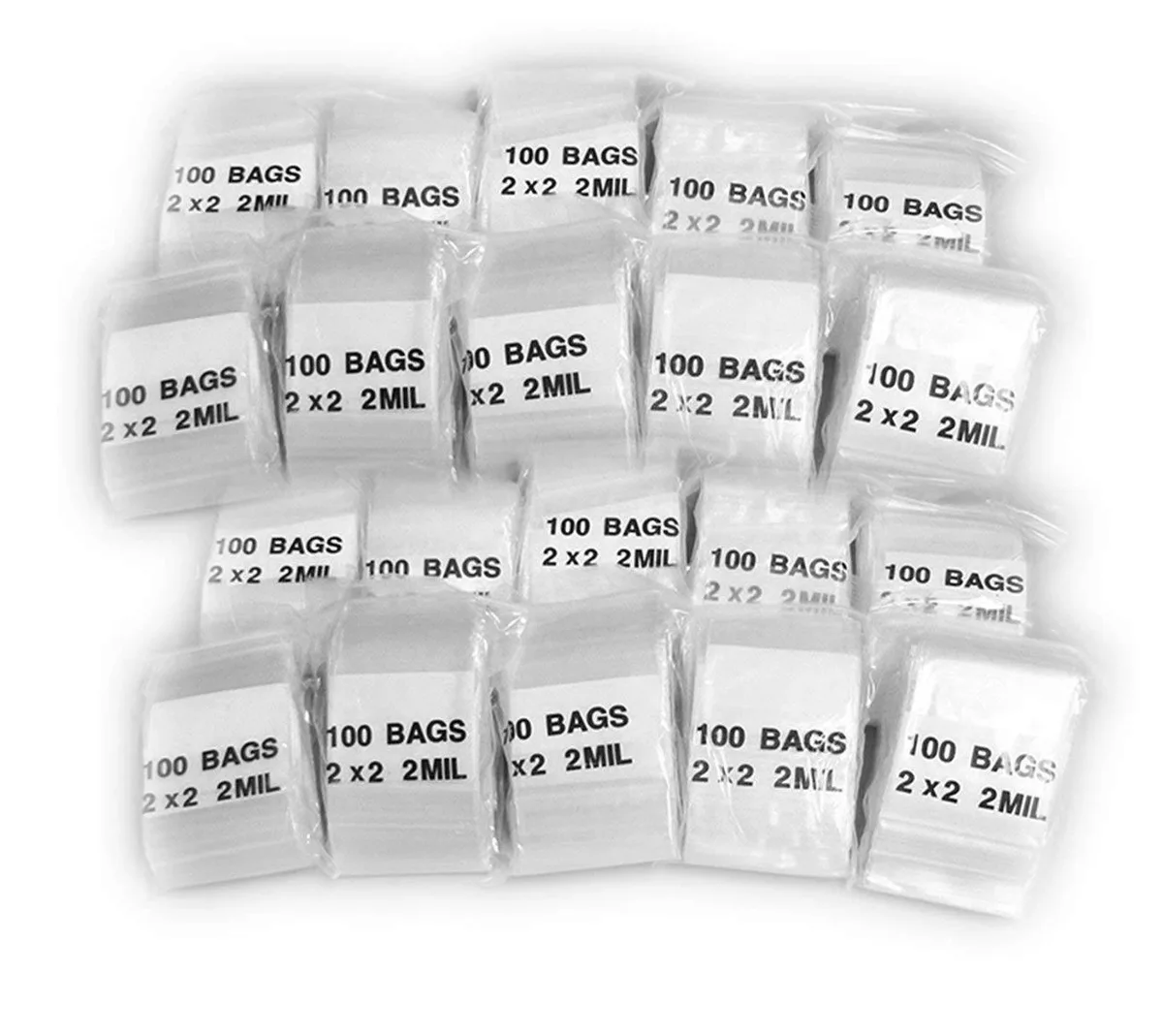 iMBAPrice iMBAPrice 2000 Clear Reclosable Zipper Bags 2x2 inch accessory — product photo