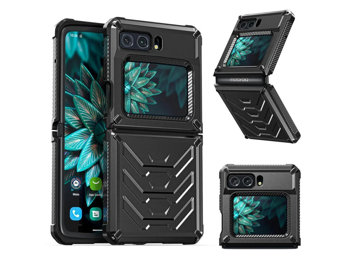 BONAEVER BONAEVER protection case for Motorola Moto Razr 2022 Black — product photo