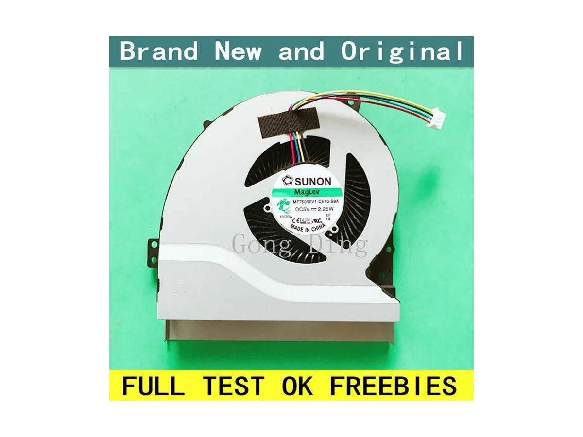 Fans Fans laptop CPU cooler for ASUS 4200 4710 SUNON MF75090V1-C570-S9A DC5V 2.25W — product photo