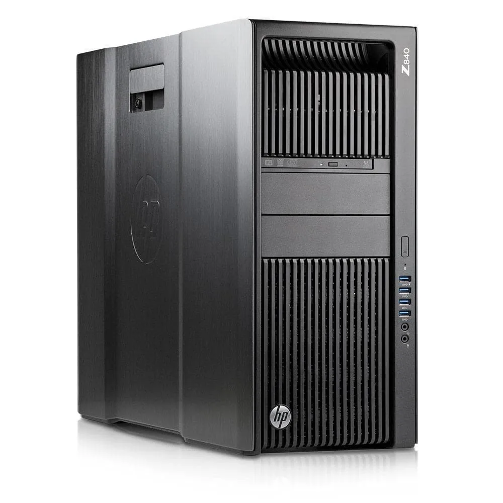 HP HP Z840 Workstation Dual Xeon E5-2630 v3 2.40GHz 64GB DDR4 512GB SSD 2TB HDD Quadro K2200 Windows 10 Pro — product photo
