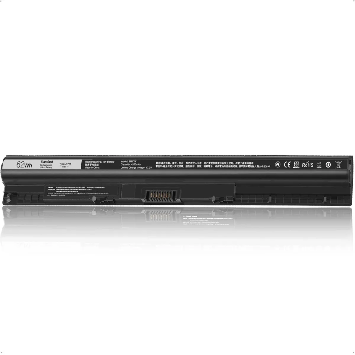  DELL M5Y1K 62Wh 14.8V 4200mAh laptop battery — product photo