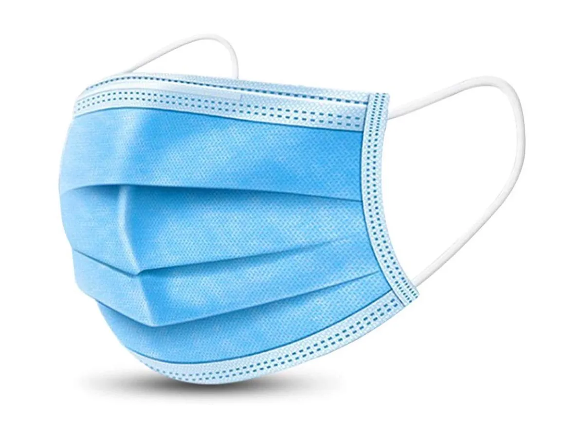 Funcool Funcool 50pcs 3-Ply Disposable Face Mask Blue — product photo